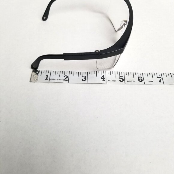 ANSI Z87.1 Polycarbonate Safety Glasses Clear Lens Workwear Lab Industrial PPE - Picture 9 of 9